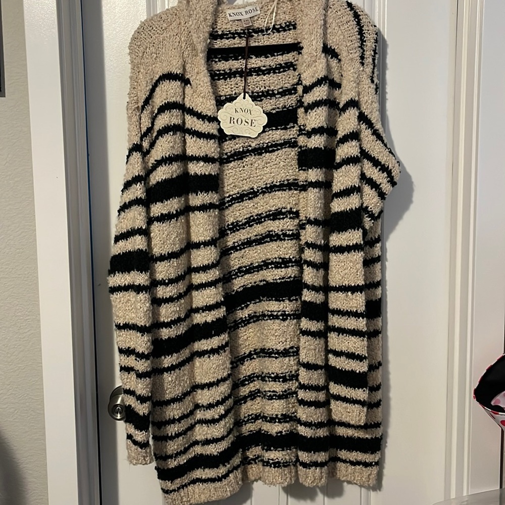 BNWT ladies Hooded Cardigan Sweater